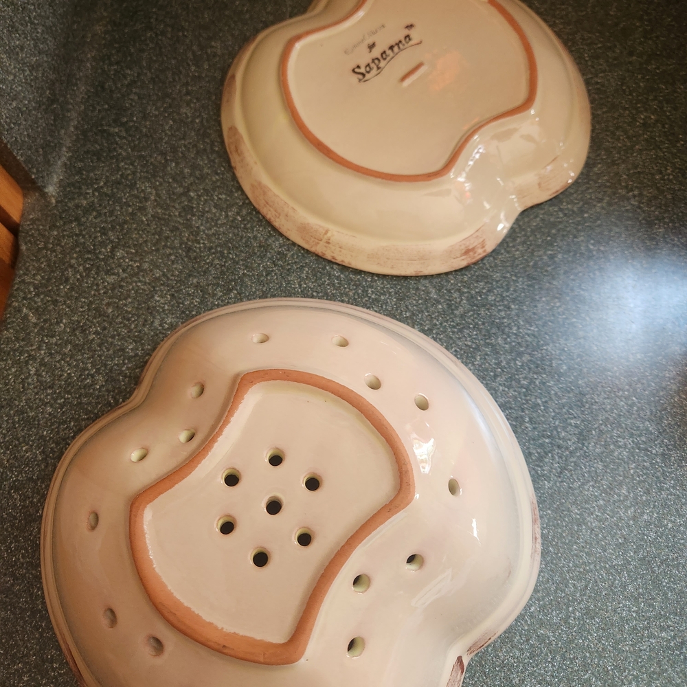 Grape Design Ceramic Colander Set - Picture 2 of 2